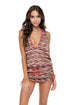 Luli Fama Cha-cha-cha T-back Mini Dress